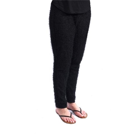 Zagone Zagone C1032L Furry Black Costume Leggings - Large C1032L